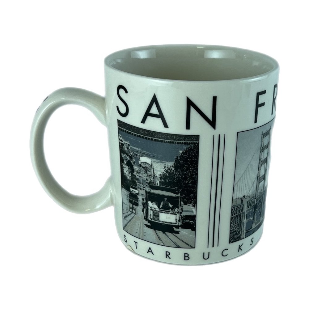 2005 Starbucks City Scenes Barista Series Large San Francisco Mug WITH TAG!